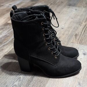 Journee Collection Baylor Lace-Up Ankle Boots